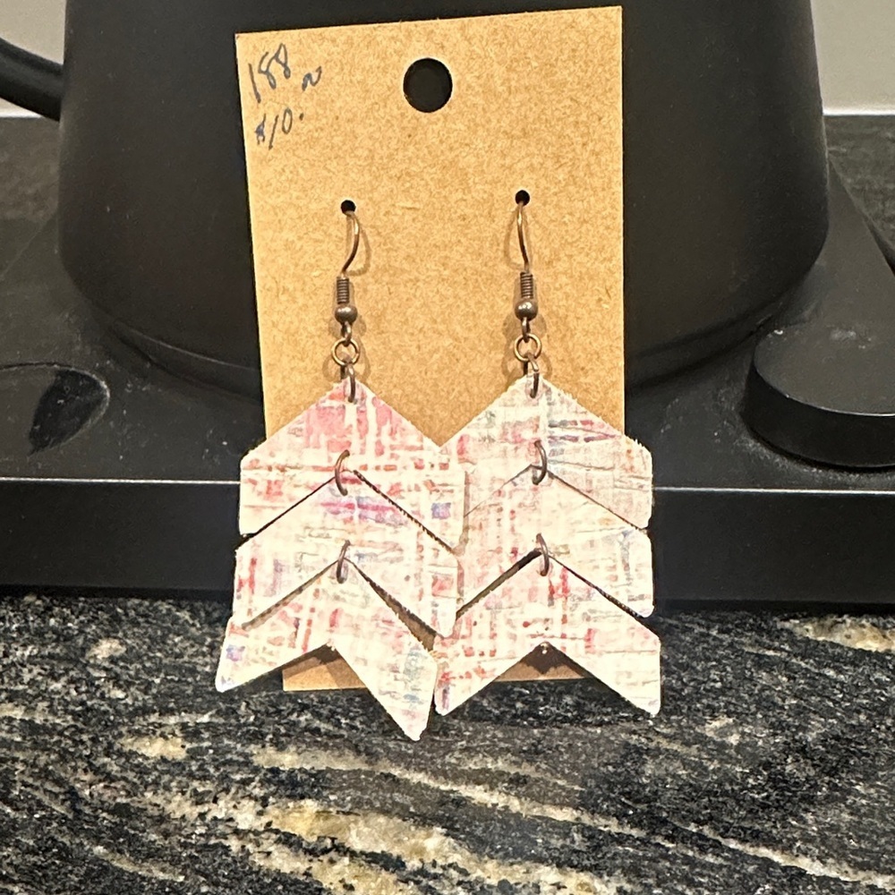 Chevron Patterned Earrings